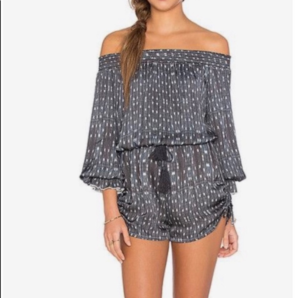 Auguste Boheme off the shoulder Romper size 4